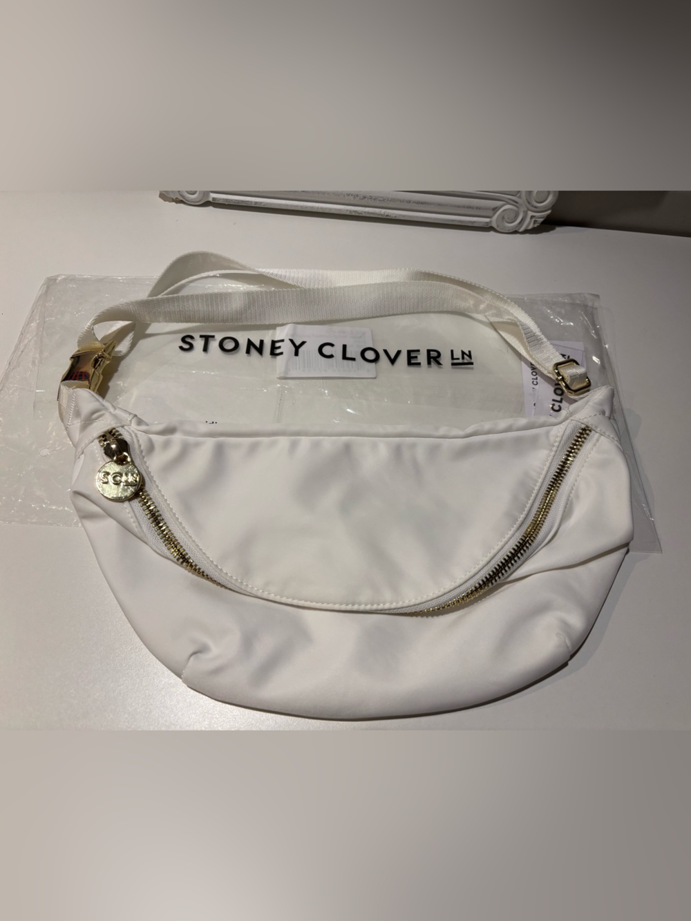 Stoney Clover Lane Jumbo Fanny Pack - Blanc White